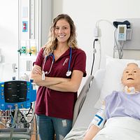 Photo of a student from the practical nursing program